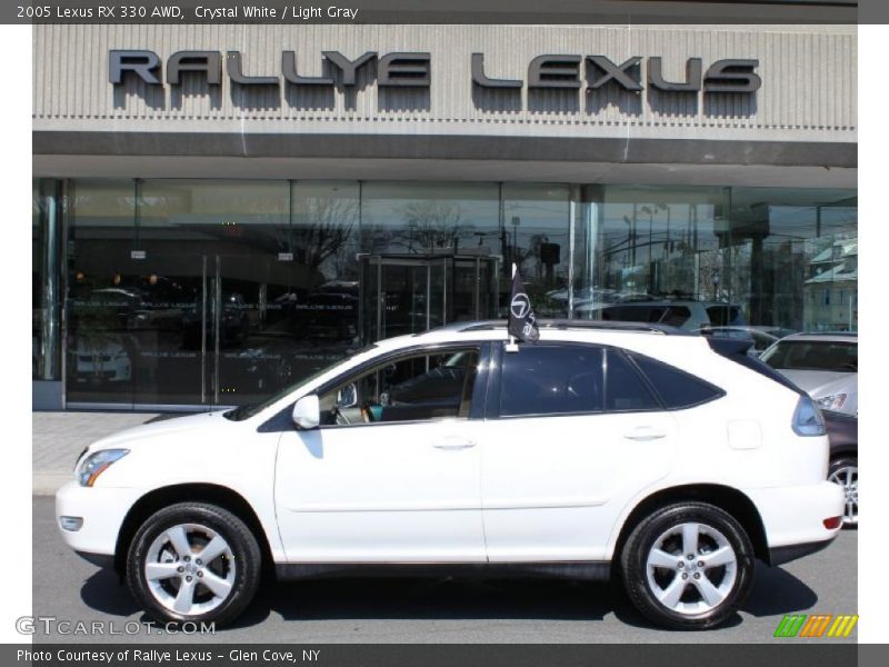 Crystal White / Light Gray 2005 Lexus RX 330 AWD