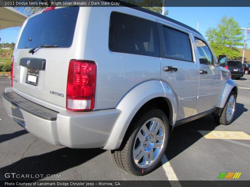 Bright Silver Metallic / Dark Slate Gray 2011 Dodge Nitro Heat