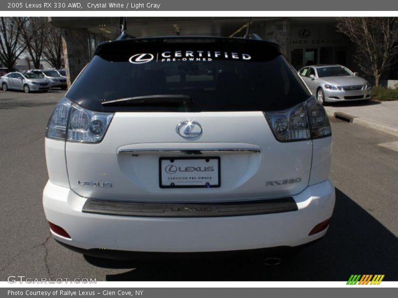 Crystal White / Light Gray 2005 Lexus RX 330 AWD