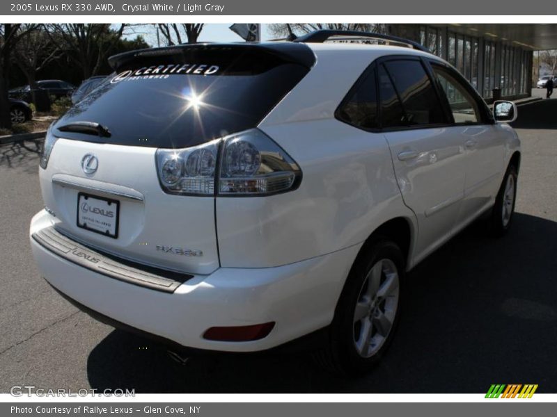 Crystal White / Light Gray 2005 Lexus RX 330 AWD