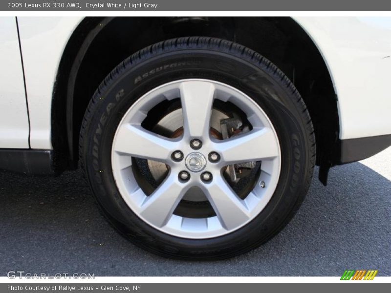 Crystal White / Light Gray 2005 Lexus RX 330 AWD