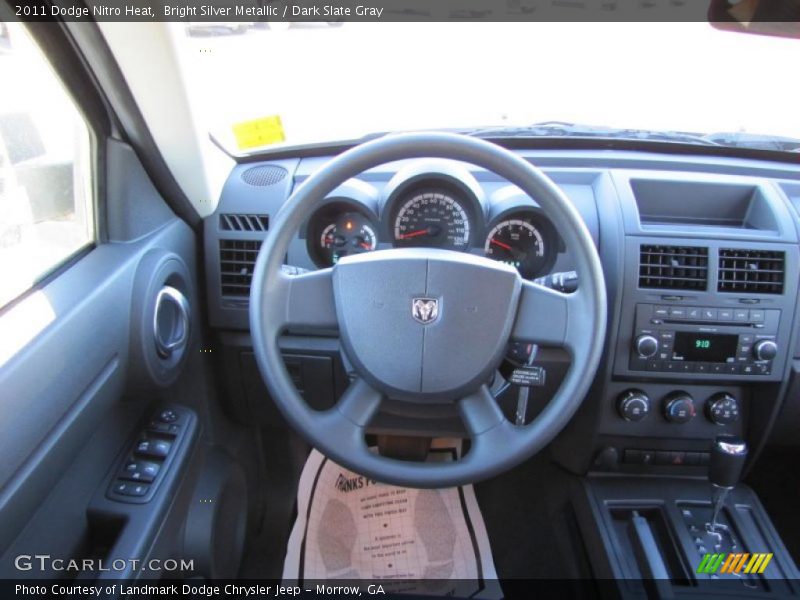 Bright Silver Metallic / Dark Slate Gray 2011 Dodge Nitro Heat
