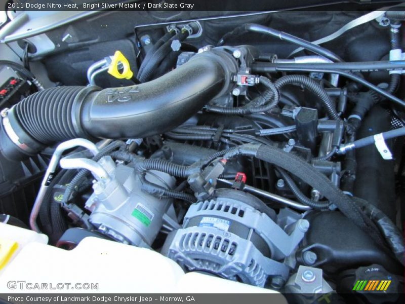 Bright Silver Metallic / Dark Slate Gray 2011 Dodge Nitro Heat