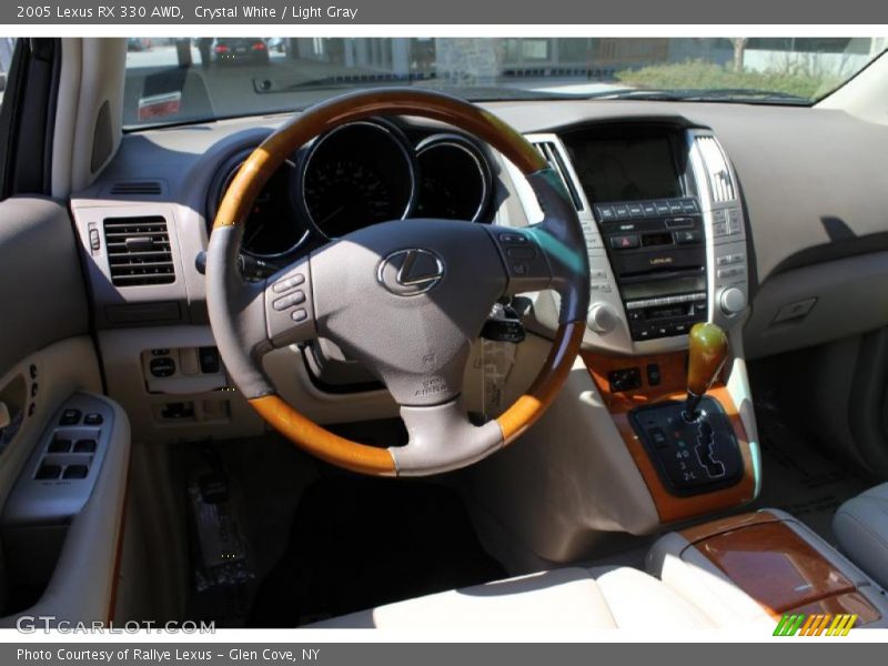 Crystal White / Light Gray 2005 Lexus RX 330 AWD