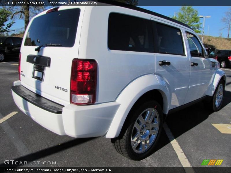 Bright White / Dark Slate Gray 2011 Dodge Nitro Heat