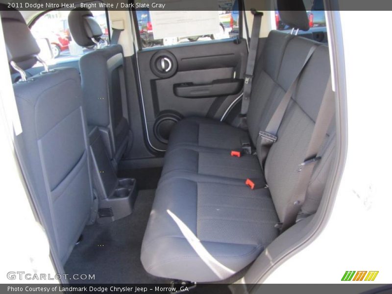Bright White / Dark Slate Gray 2011 Dodge Nitro Heat