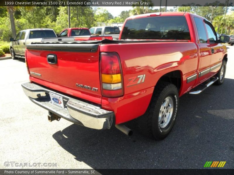 Victory Red / Medium Gray 1999 Chevrolet Silverado 1500 Z71 Extended Cab 4x4