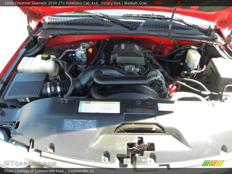 Victory Red / Medium Gray 1999 Chevrolet Silverado 1500 Z71 Extended Cab 4x4