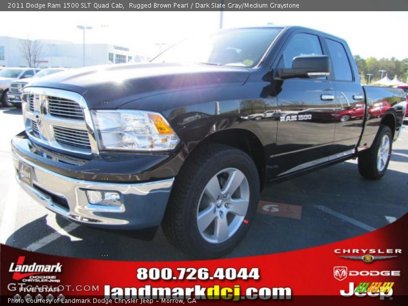 Rugged Brown Pearl / Dark Slate Gray/Medium Graystone 2011 Dodge Ram 1500 SLT Quad Cab