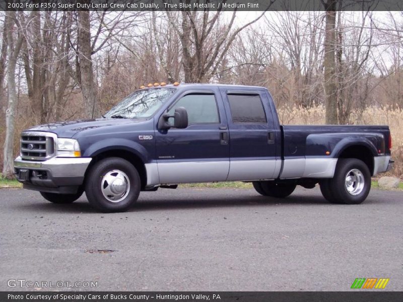  2002 F350 Super Duty Lariat Crew Cab Dually True Blue Metallic