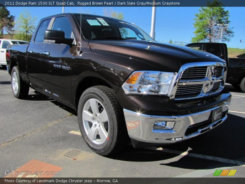 Rugged Brown Pearl / Dark Slate Gray/Medium Graystone 2011 Dodge Ram 1500 SLT Quad Cab