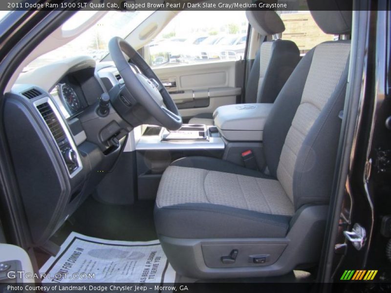 Rugged Brown Pearl / Dark Slate Gray/Medium Graystone 2011 Dodge Ram 1500 SLT Quad Cab