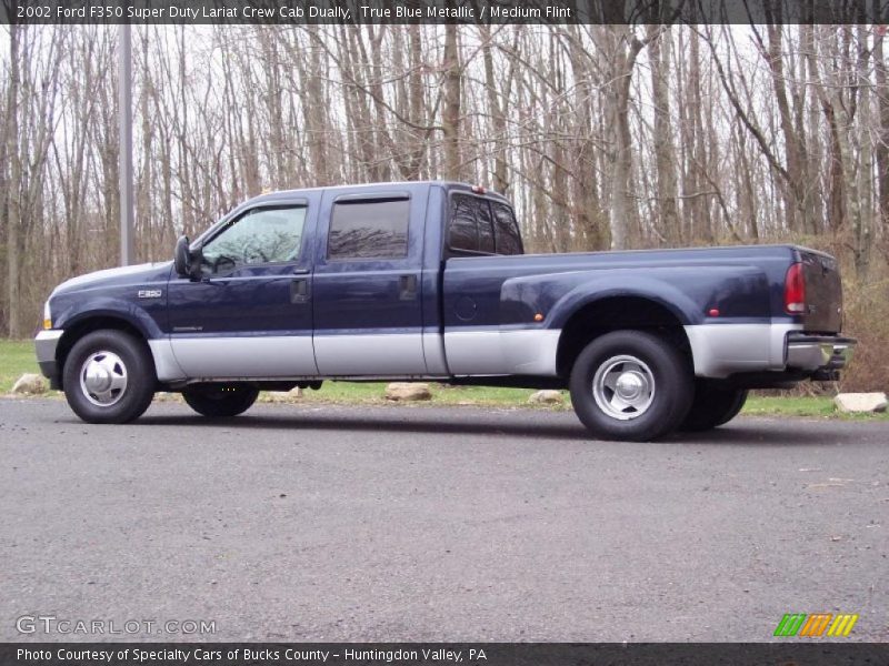  2002 F350 Super Duty Lariat Crew Cab Dually True Blue Metallic