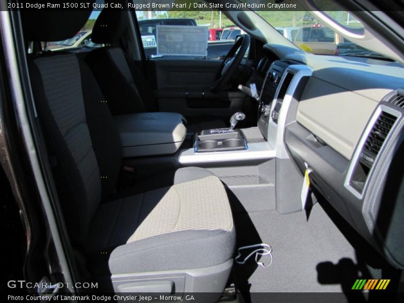 Rugged Brown Pearl / Dark Slate Gray/Medium Graystone 2011 Dodge Ram 1500 SLT Quad Cab