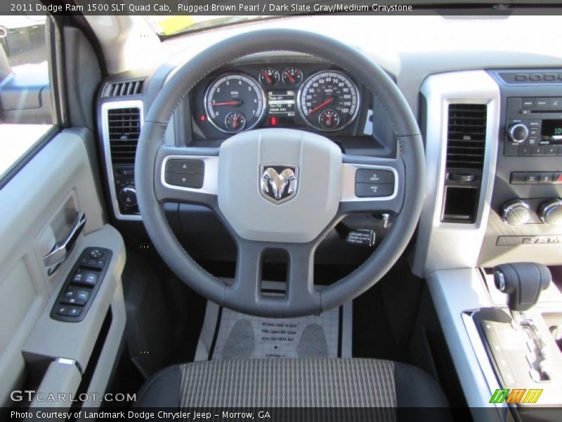 Rugged Brown Pearl / Dark Slate Gray/Medium Graystone 2011 Dodge Ram 1500 SLT Quad Cab