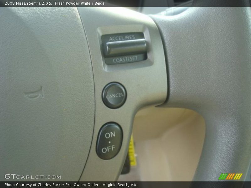 Controls of 2008 Sentra 2.0 S