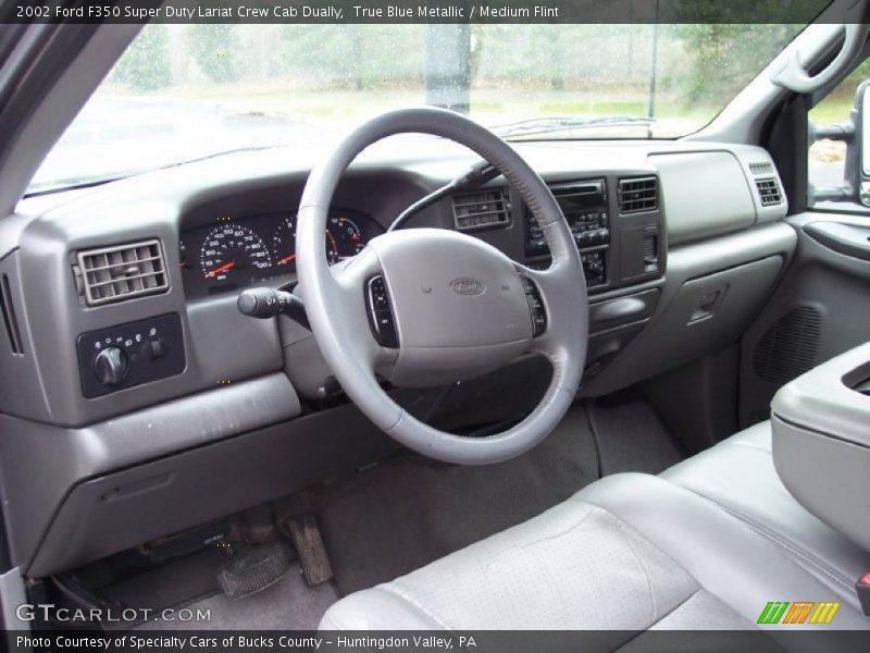 Medium Flint Interior - 2002 F350 Super Duty Lariat Crew Cab Dually 