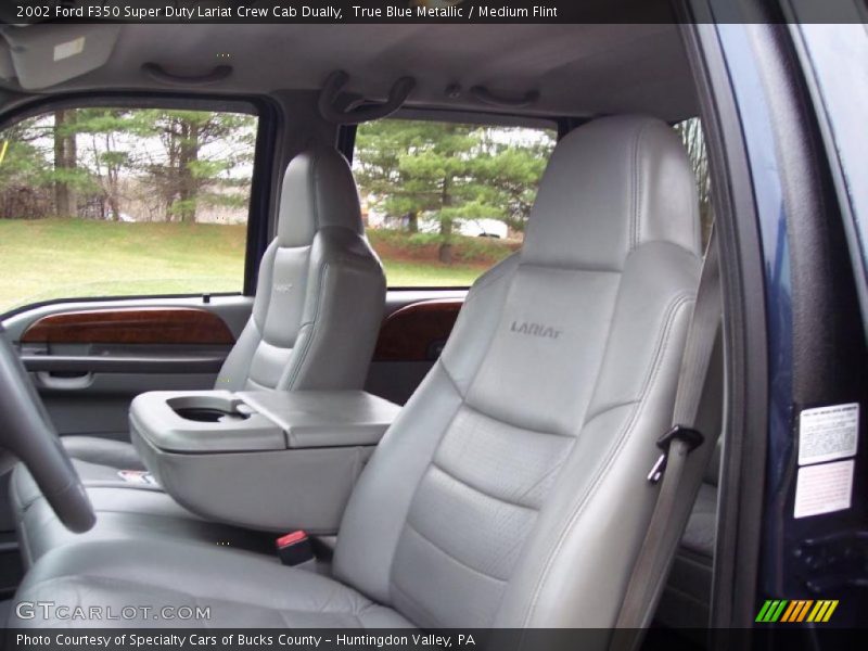  2002 F350 Super Duty Lariat Crew Cab Dually Medium Flint Interior