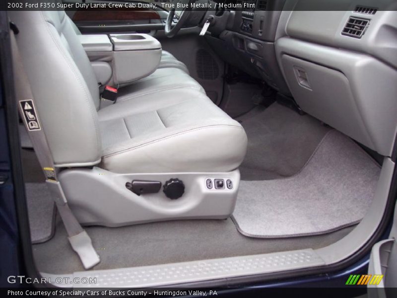  2002 F350 Super Duty Lariat Crew Cab Dually Medium Flint Interior