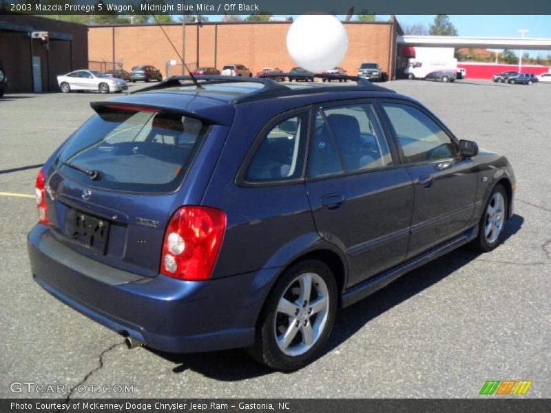 Midnight Blue Mica / Off Black 2003 Mazda Protege 5 Wagon