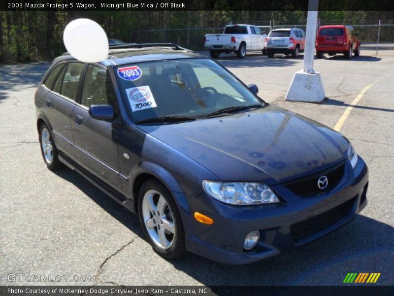 Midnight Blue Mica / Off Black 2003 Mazda Protege 5 Wagon