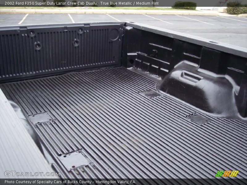 True Blue Metallic / Medium Flint 2002 Ford F350 Super Duty Lariat Crew Cab Dually