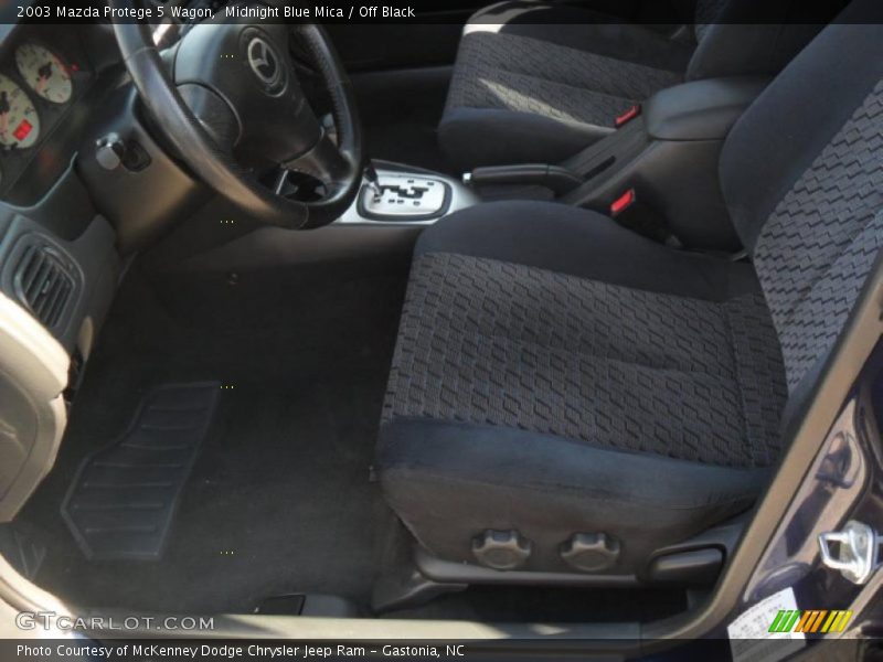 Midnight Blue Mica / Off Black 2003 Mazda Protege 5 Wagon