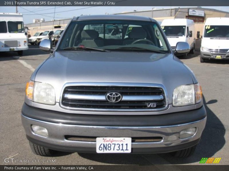 Silver Sky Metallic / Gray 2001 Toyota Tundra SR5 Extended Cab