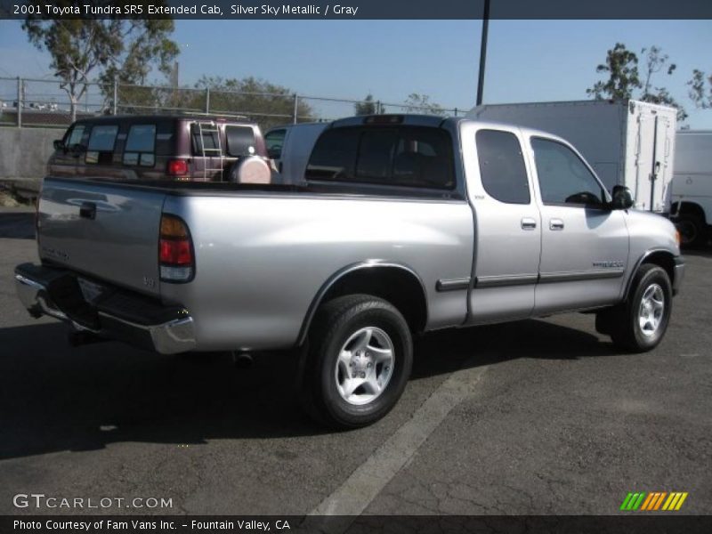 Silver Sky Metallic / Gray 2001 Toyota Tundra SR5 Extended Cab