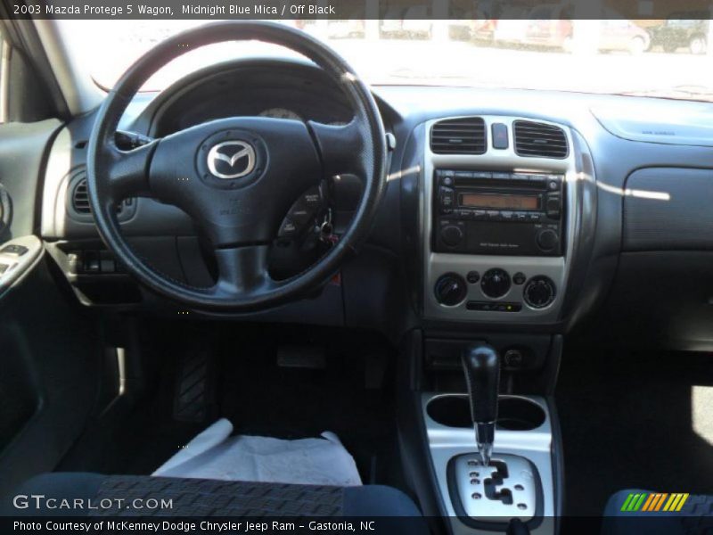 Midnight Blue Mica / Off Black 2003 Mazda Protege 5 Wagon