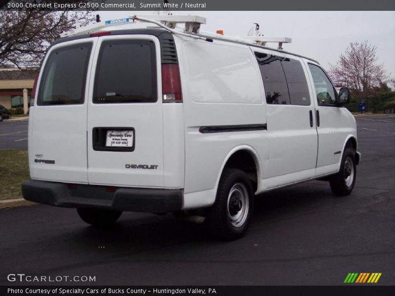 Summit White / Neutral 2000 Chevrolet Express G2500 Commercial
