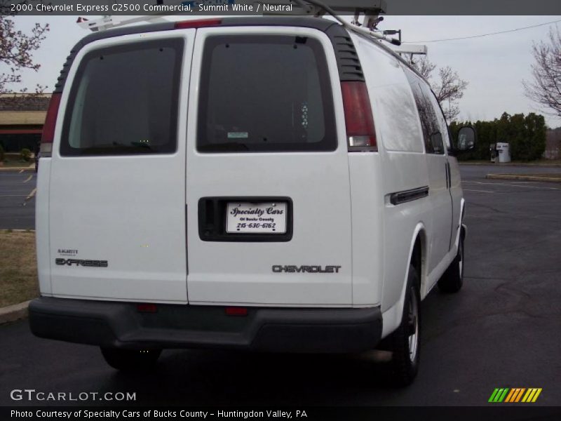 Summit White / Neutral 2000 Chevrolet Express G2500 Commercial