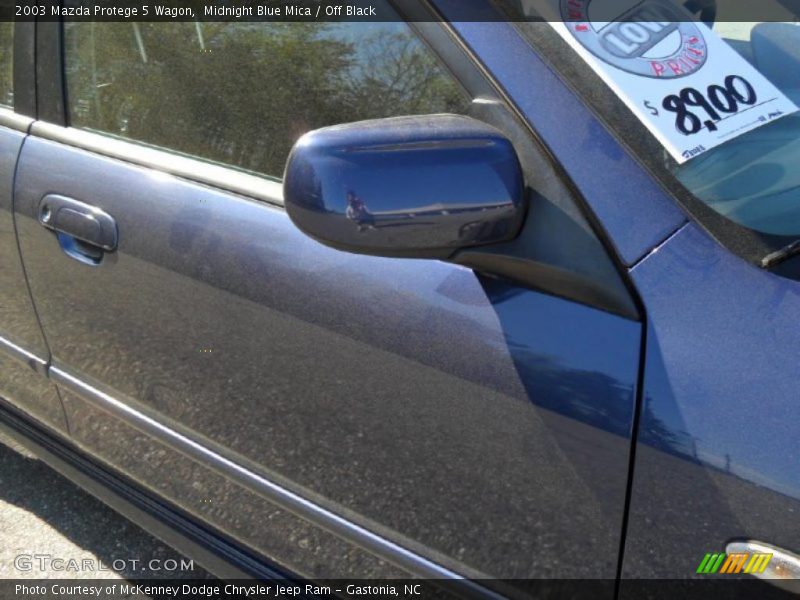 Midnight Blue Mica / Off Black 2003 Mazda Protege 5 Wagon