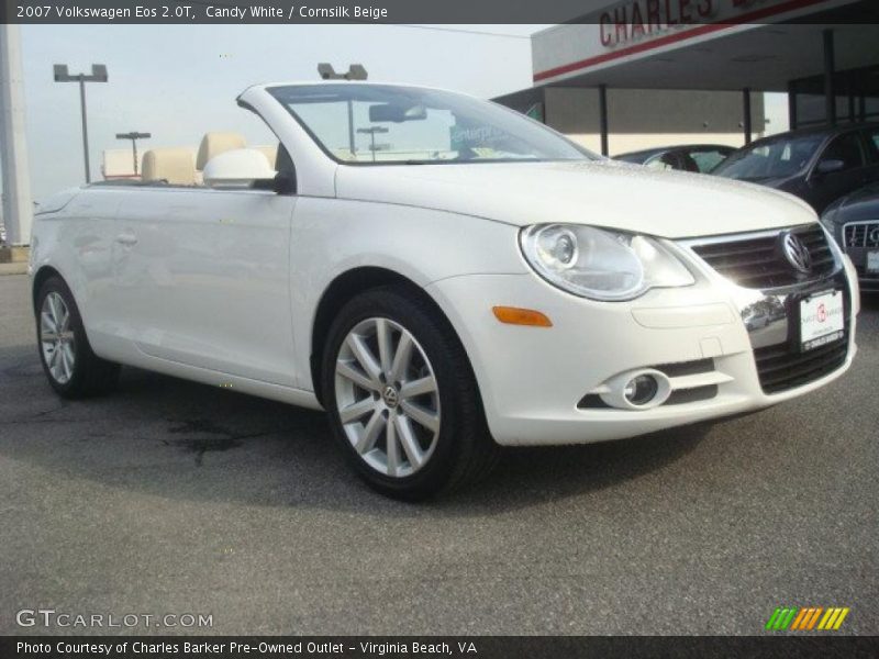 Candy White / Cornsilk Beige 2007 Volkswagen Eos 2.0T