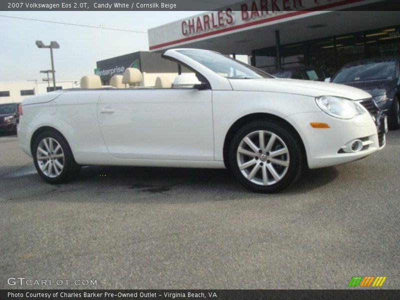 Candy White / Cornsilk Beige 2007 Volkswagen Eos 2.0T