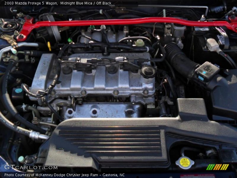 Midnight Blue Mica / Off Black 2003 Mazda Protege 5 Wagon