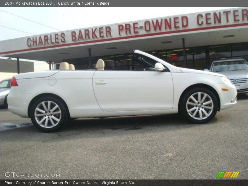 Candy White / Cornsilk Beige 2007 Volkswagen Eos 2.0T