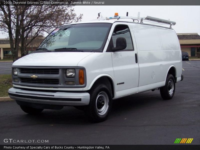 Summit White / Neutral 2000 Chevrolet Express G2500 Commercial