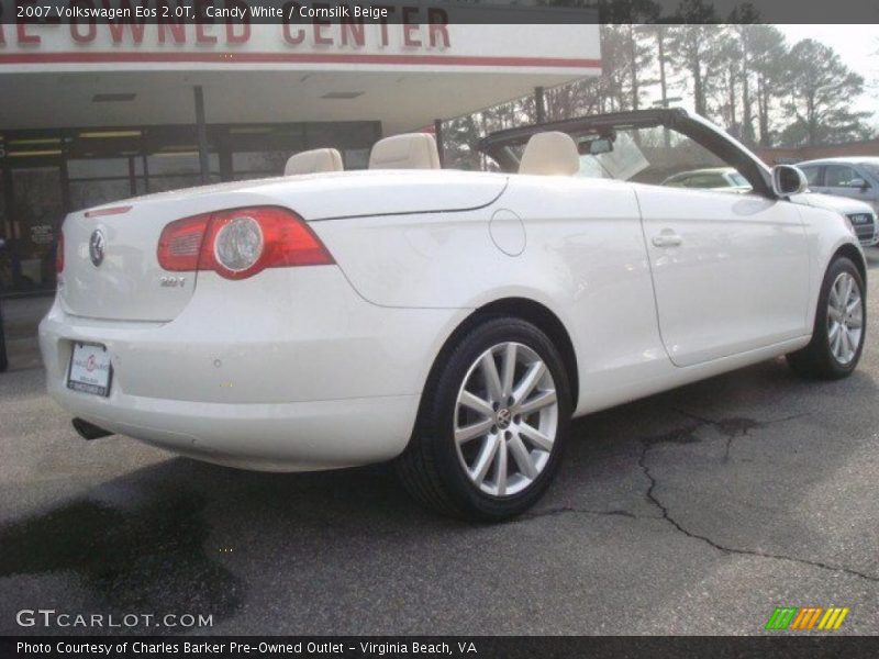 Candy White / Cornsilk Beige 2007 Volkswagen Eos 2.0T