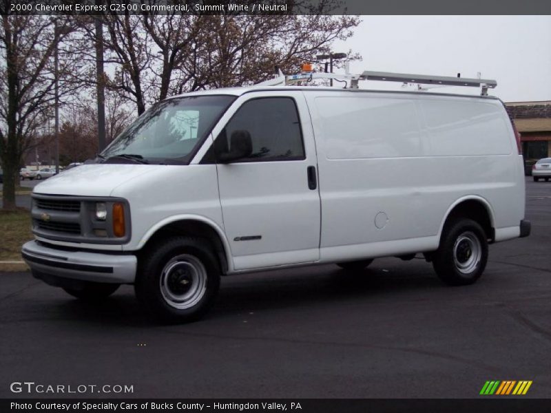 Summit White / Neutral 2000 Chevrolet Express G2500 Commercial