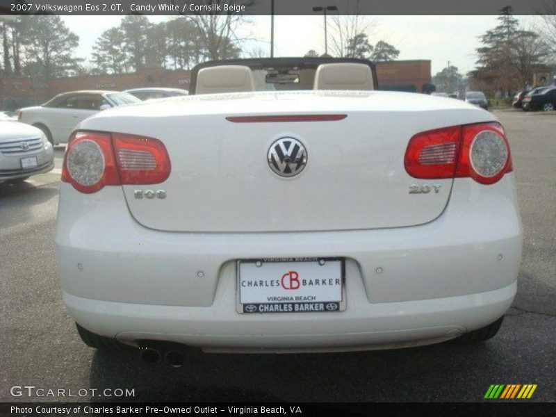 Candy White / Cornsilk Beige 2007 Volkswagen Eos 2.0T