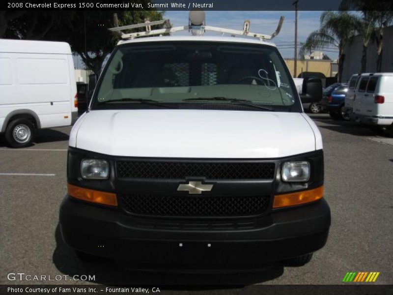 Summit White / Neutral 2008 Chevrolet Express 1500 Commercial Van