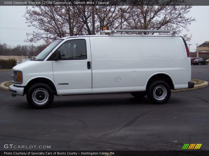 Summit White / Neutral 2000 Chevrolet Express G2500 Commercial