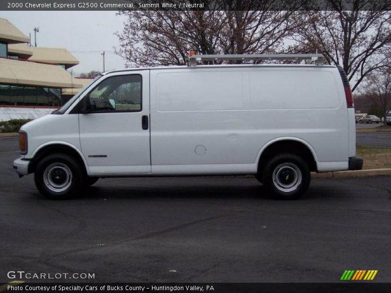 Summit White / Neutral 2000 Chevrolet Express G2500 Commercial
