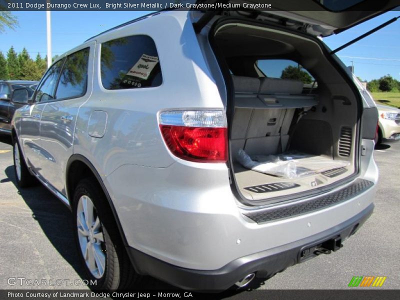 Bright Silver Metallic / Dark Graystone/Medium Graystone 2011 Dodge Durango Crew Lux