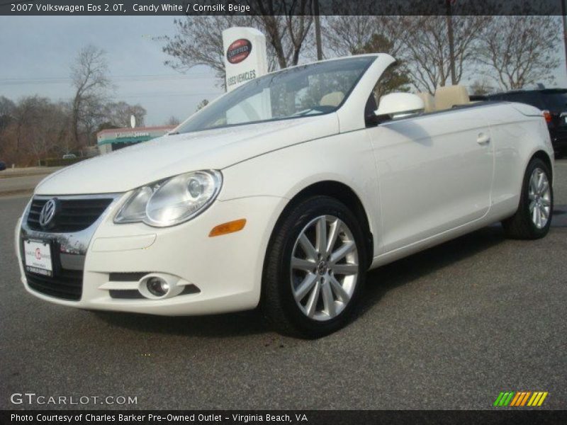 Candy White / Cornsilk Beige 2007 Volkswagen Eos 2.0T