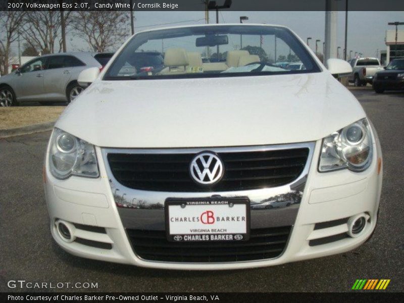 Candy White / Cornsilk Beige 2007 Volkswagen Eos 2.0T