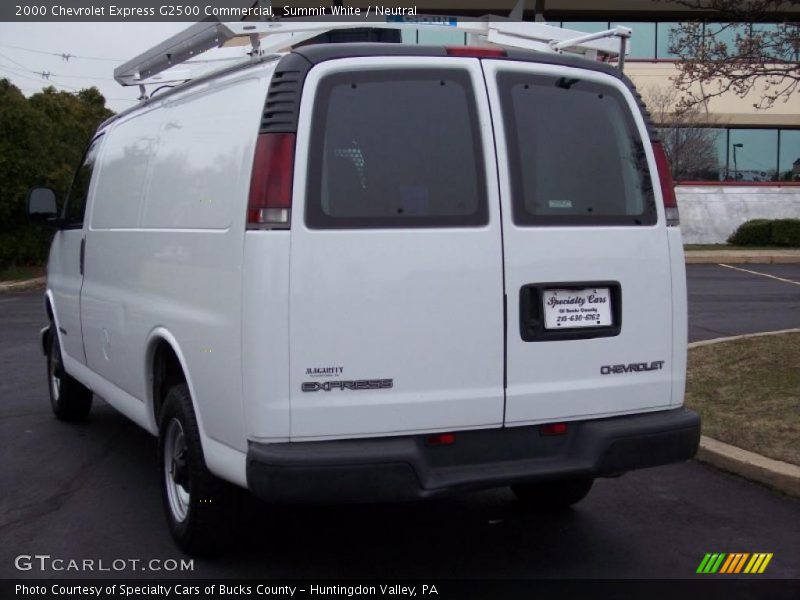 Summit White / Neutral 2000 Chevrolet Express G2500 Commercial