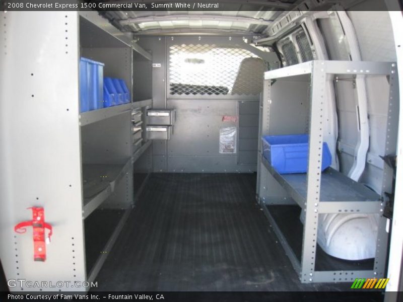 Summit White / Neutral 2008 Chevrolet Express 1500 Commercial Van