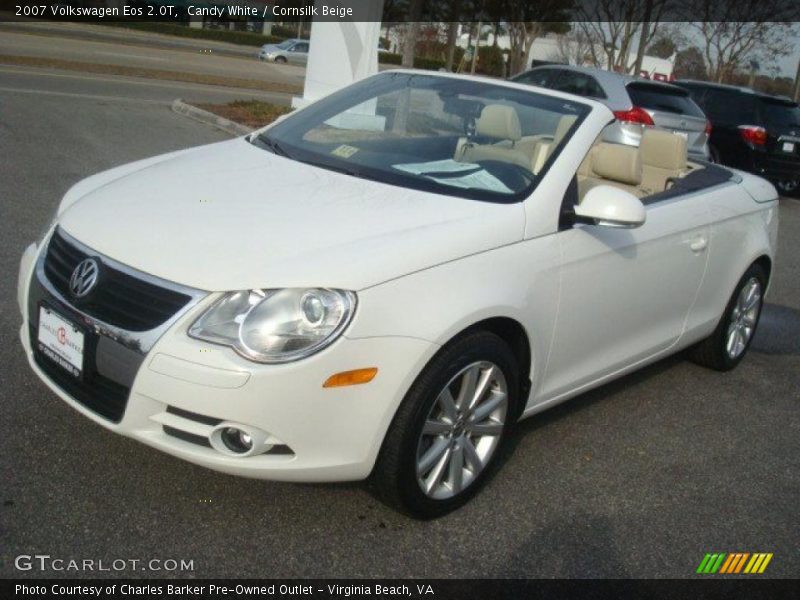 Candy White / Cornsilk Beige 2007 Volkswagen Eos 2.0T